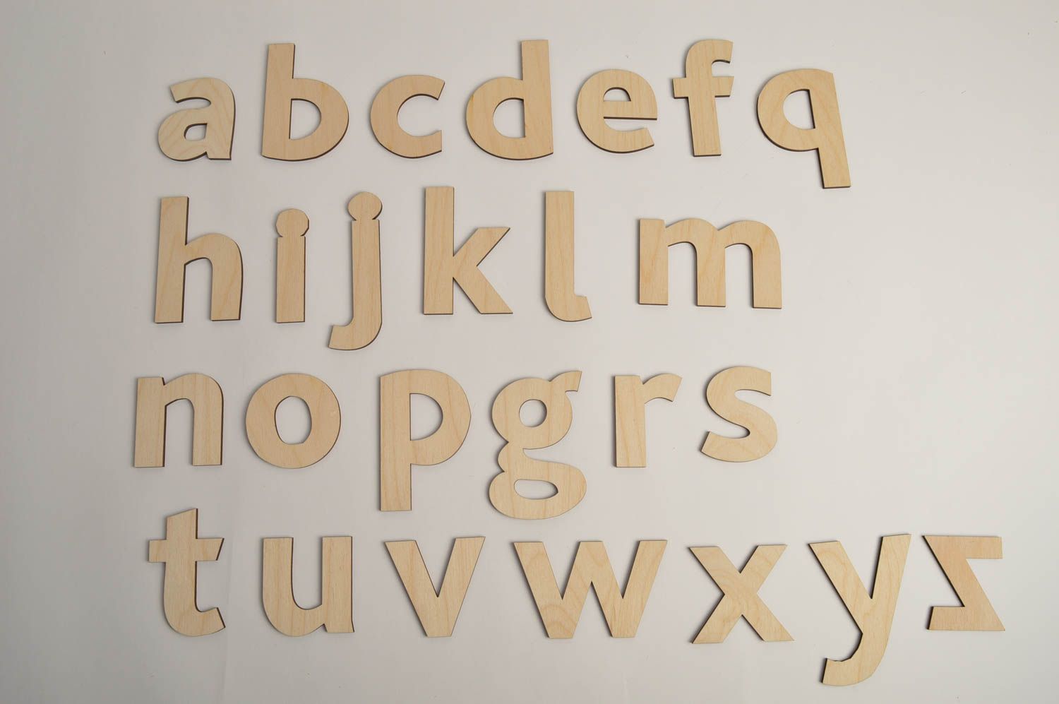 26 figuras para decorar artesanales alfabeto de madera regalo original  foto 3