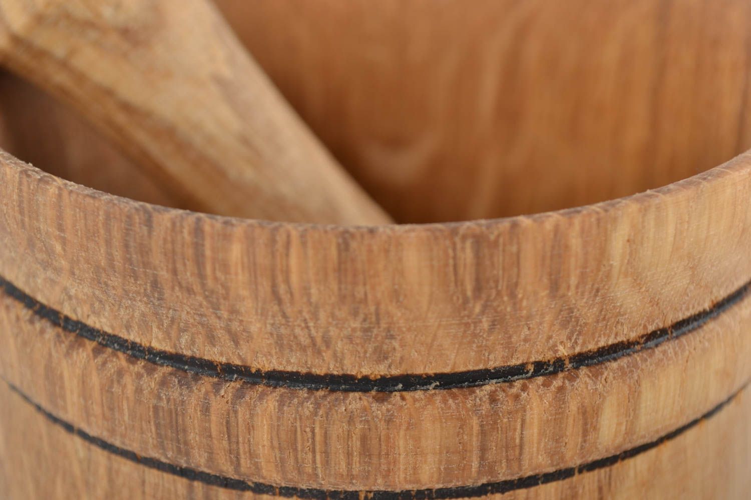 Набор 3 ступки для специй с пестиками из древесины бука эко посуда ручной работы фото 2