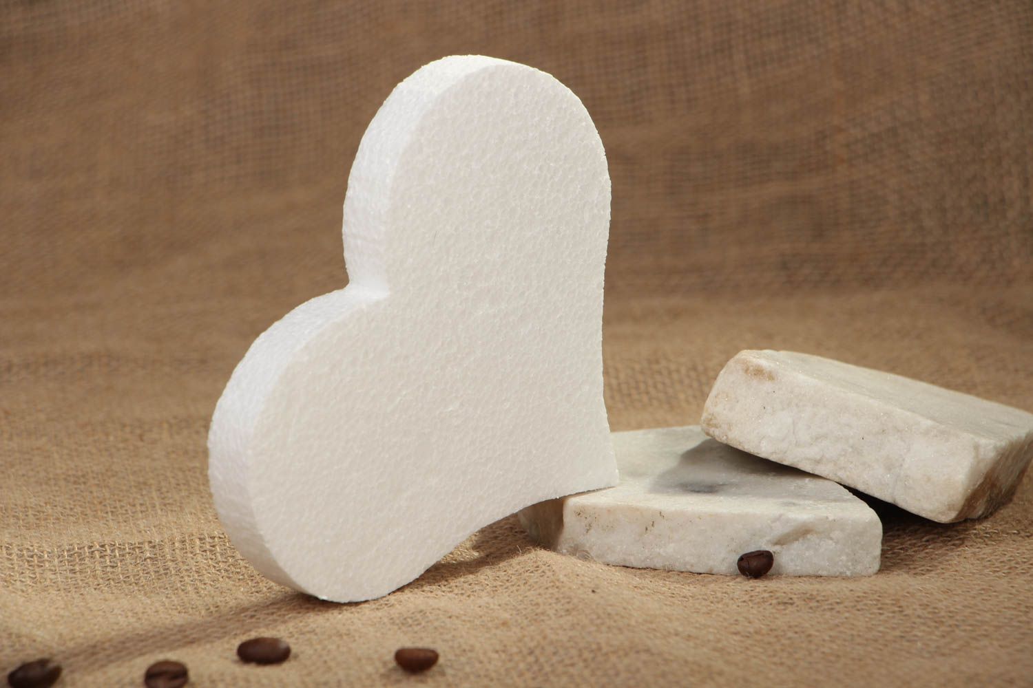 Foam plastic heart for decoration photo 5
