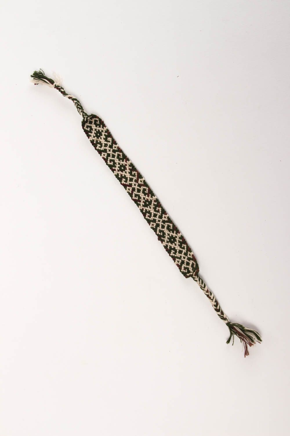 Pulsera de moda artesanal pulsera trenzada de hilos accesorio para mujer foto 2