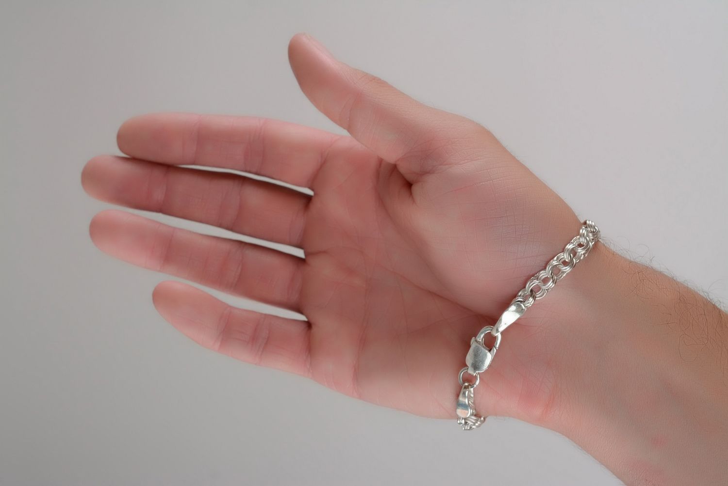 Silver bracelet photo 2