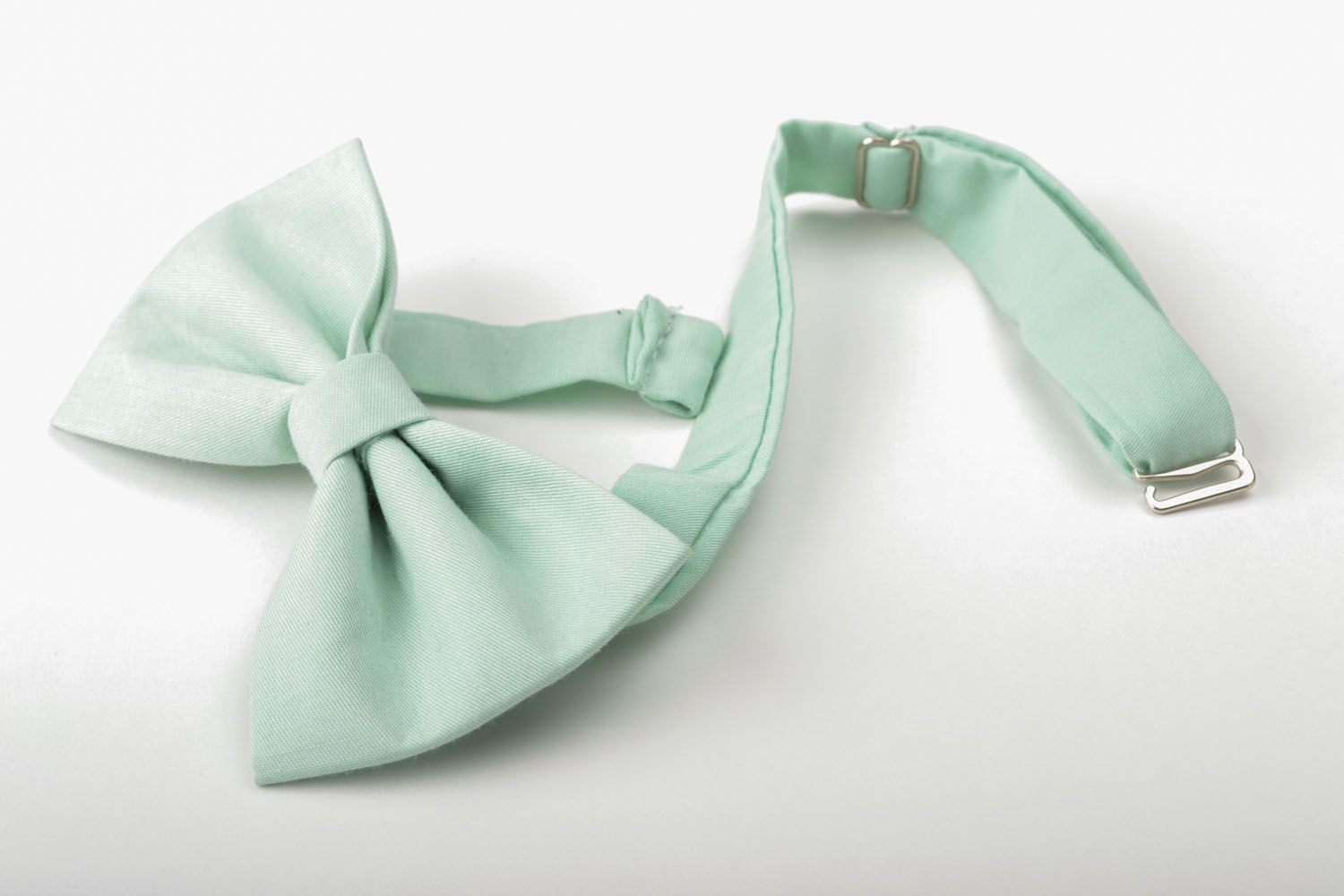 Bow tie of mint color photo 3