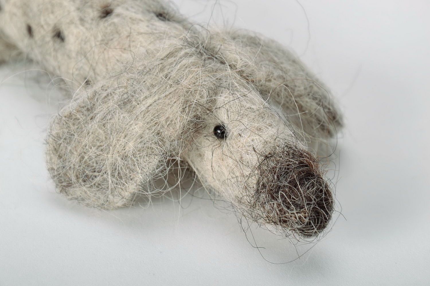 Muñeco de trapo de lana de fieltro foto 5