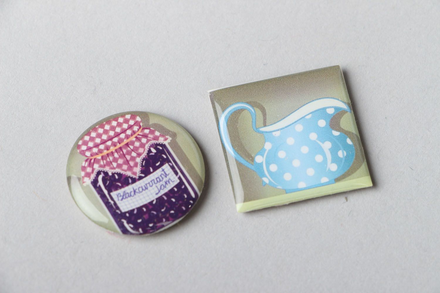 Set de chapas para el scrapbooking hechas a mano foto 1