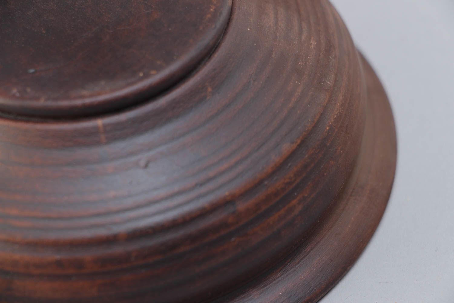 Tiefe Schüssel aus Ton 200 ml Keramik Küchen Geschirr Handarbeit  foto 4