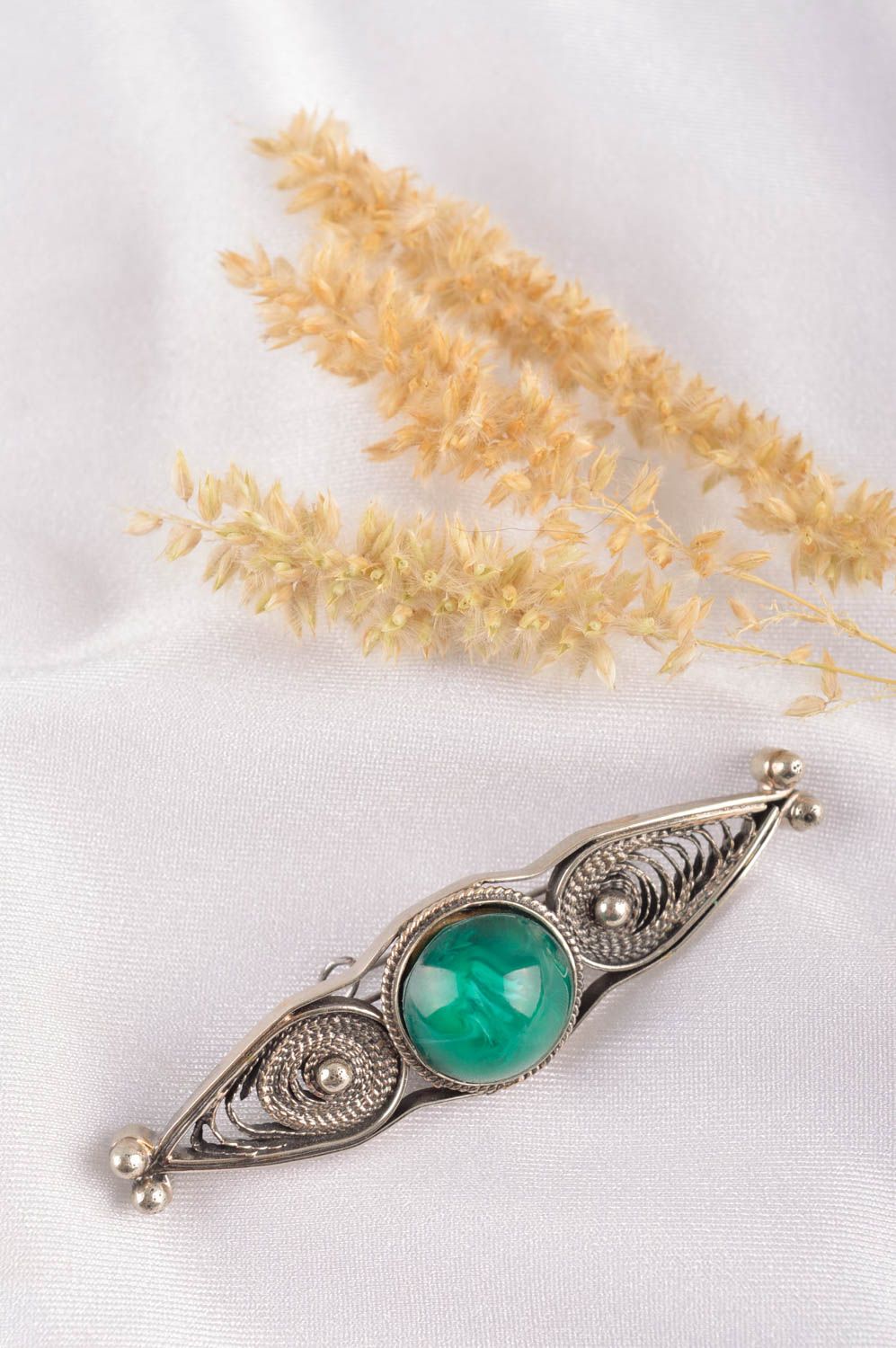 Handmade metal brooch trendy jewelry fashion brooch vintage brooch for women photo 1