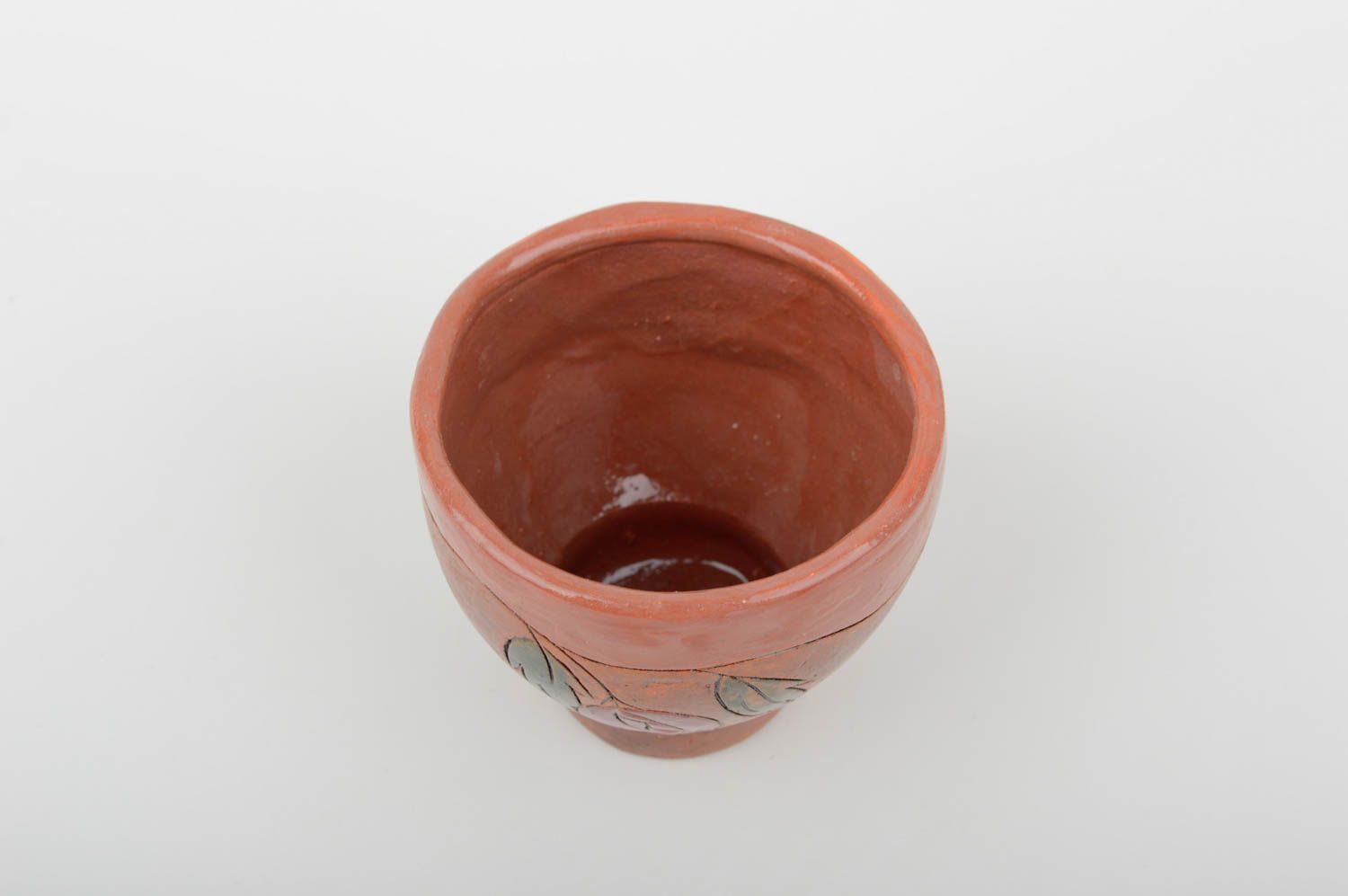 Vaso de barro hecho a mano de arcilla vajilla de cerámica regalo original foto 3
