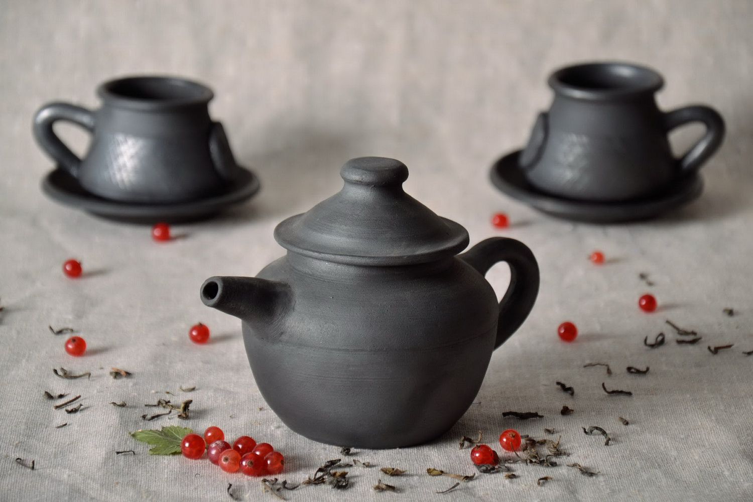 Ceramic kettle-teapot photo 2