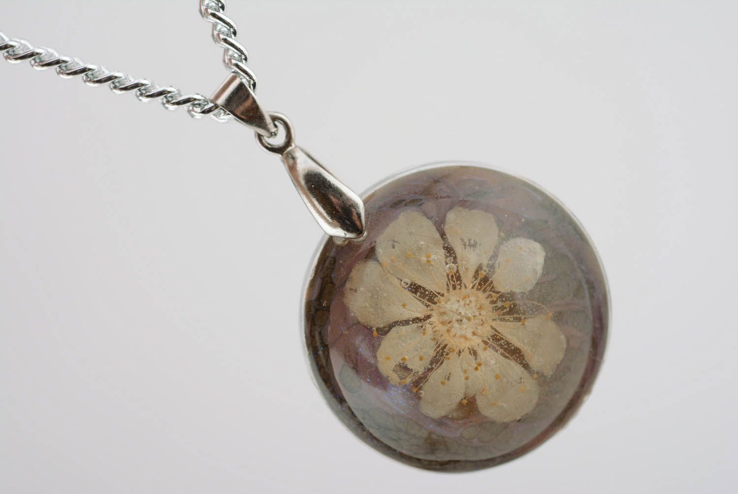 Pendant with chain Apricot  photo 4