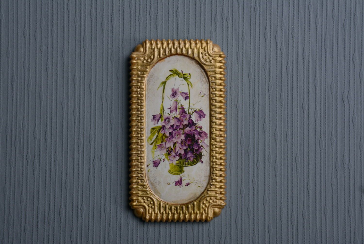 Tableau décoratif de plâtre Bouquet avec clochettes photo 5