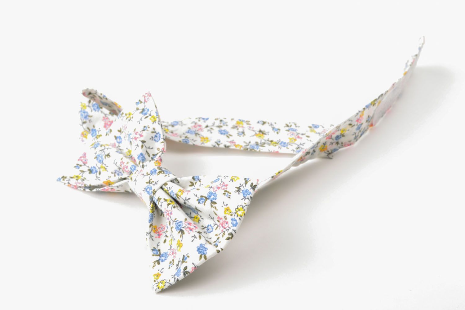 Unique floral bow tie photo 3