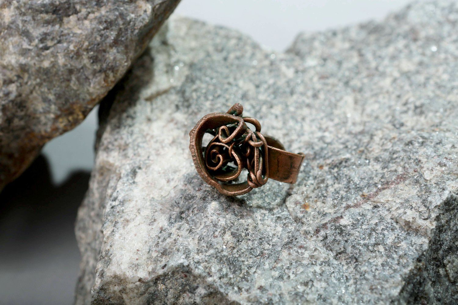 Ring Copper rose photo 3