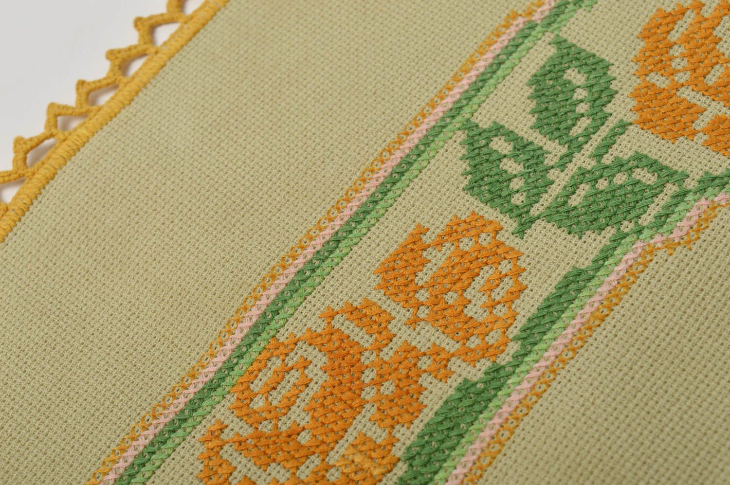 Decorative napkin home decor handmade table napkin hand crocheted napkin  photo 4