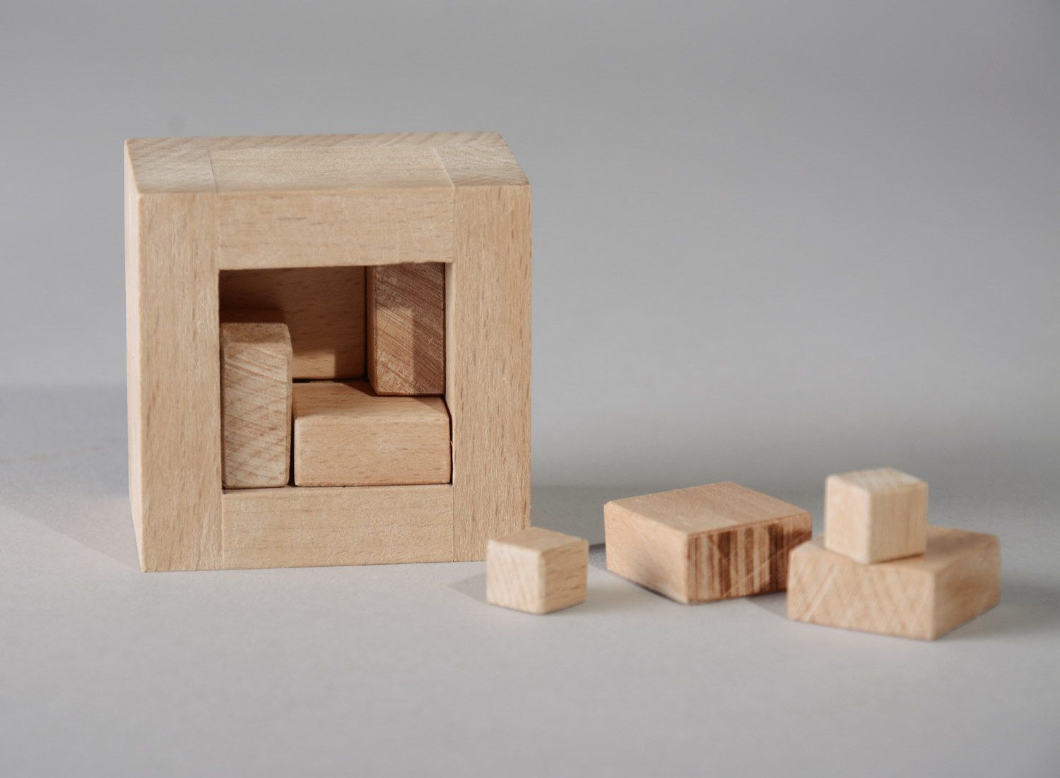 Rompicapo in legno di Singmaster fatto a mano giocattolo di legno idea regalo foto 2
