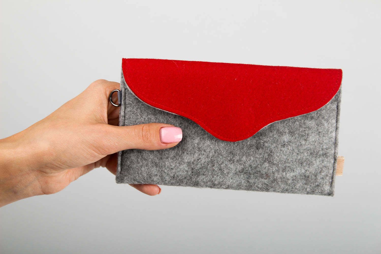 Stylish wallet handmade woolen wallet leather accessories designer purse ideas photo 2