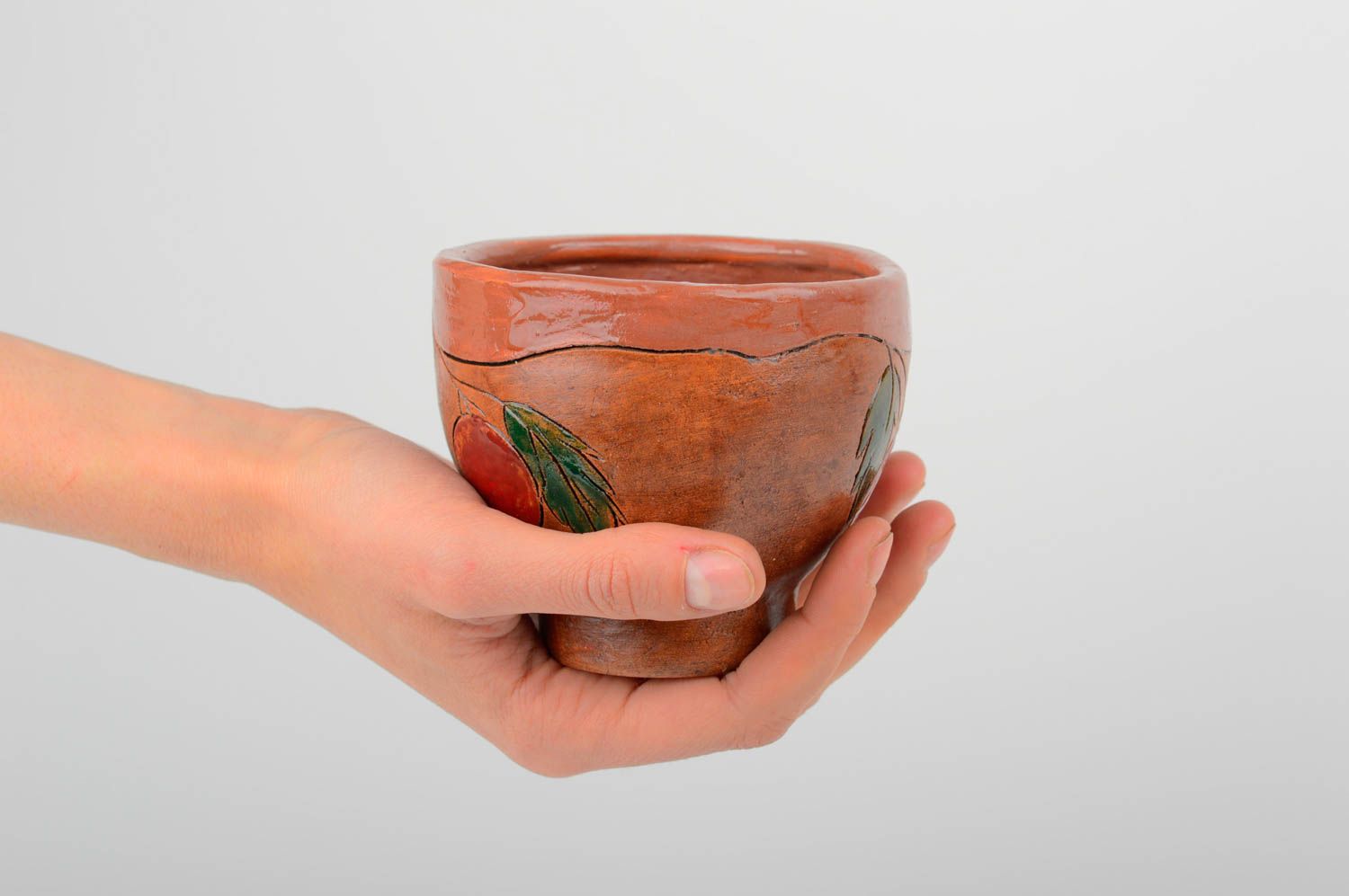 Keramik Handarbeit Öko Ton Becher cooles Geschirr ausgefallenes Geschenk  foto 2