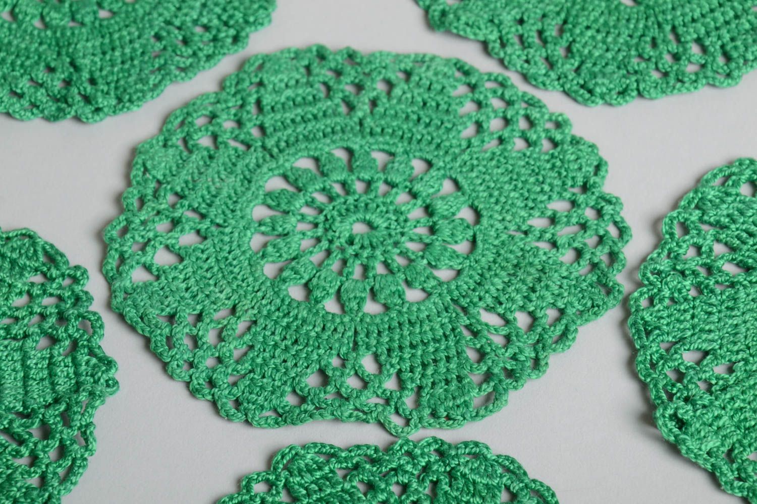 Handmade napkin crocheted openwork napkins table napkin home decor ideas photo 3