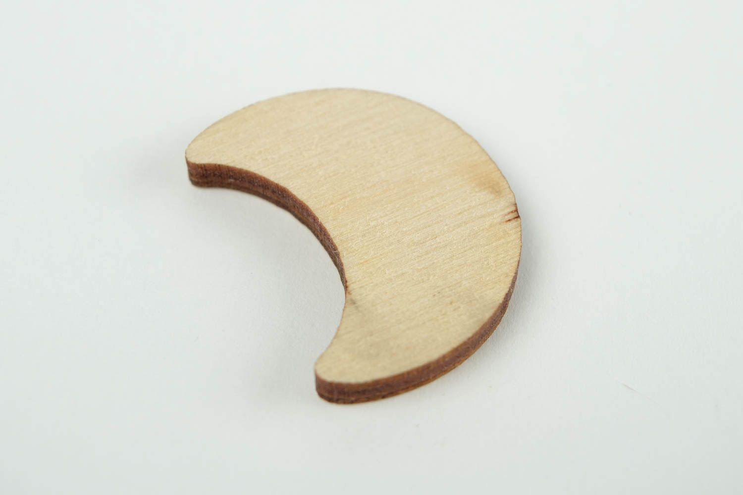 Handgemachte Figur zum Bemalen Holz Rohlinge Miniatur Figur Mond schön grell foto 5
