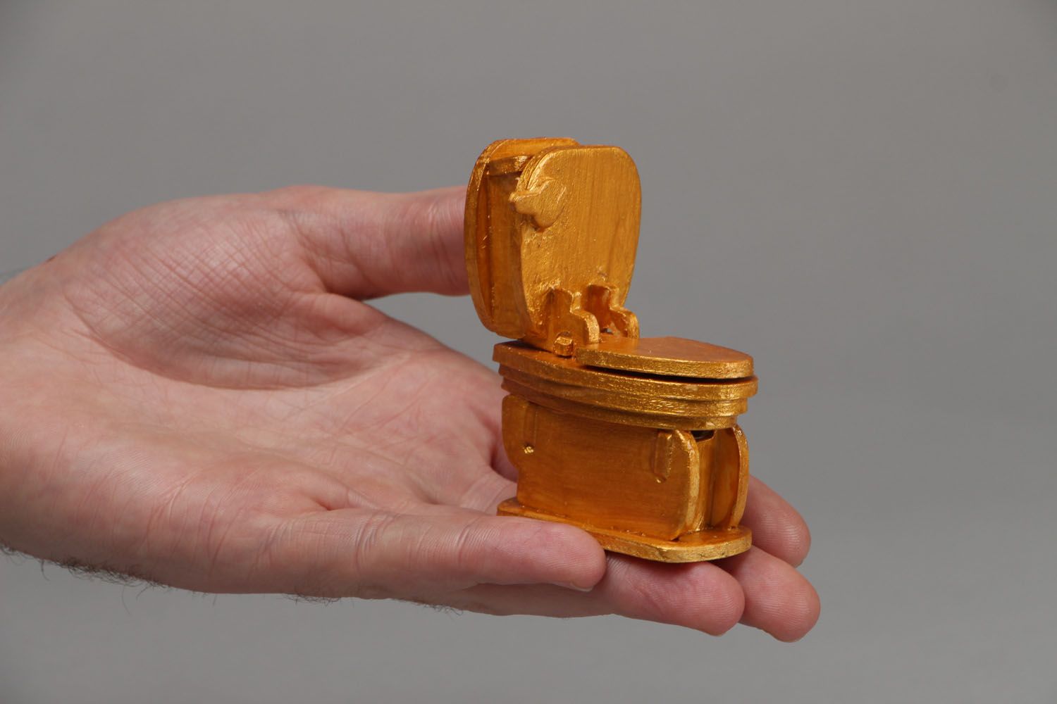 Toilette miniature pour poupée Bronze photo 4