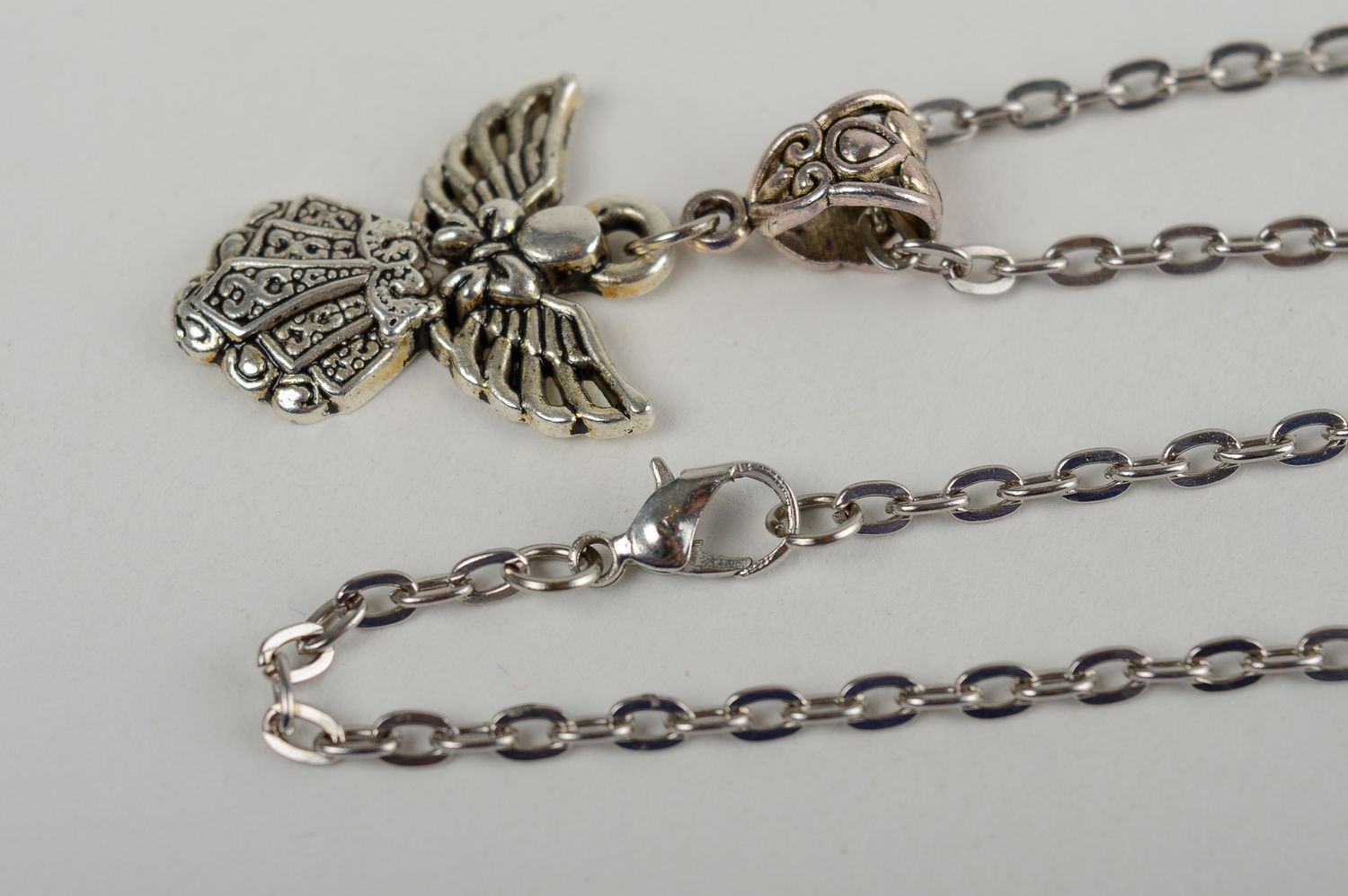 Handmade angel pendant metal jewelry for women metal pendant for girls photo 3