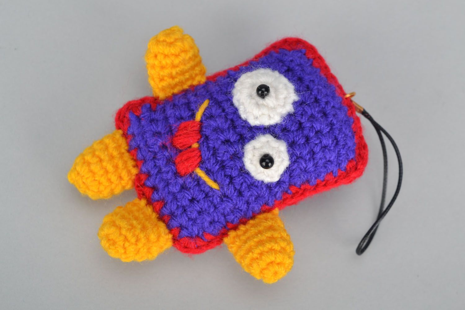 Funny crochet keychain photo 2