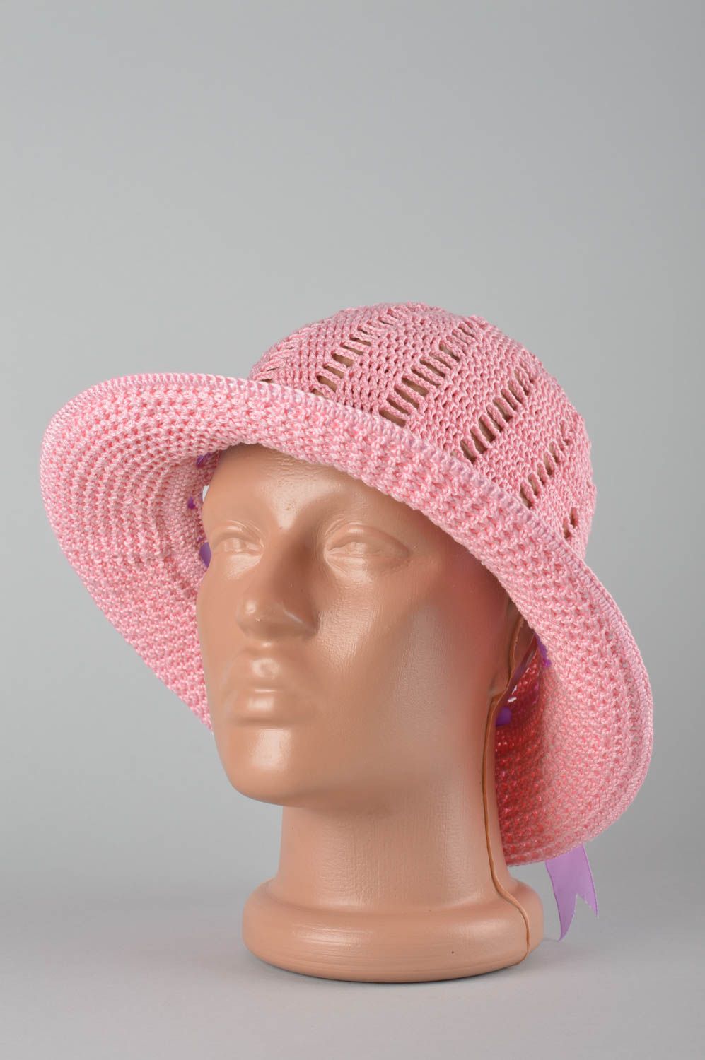 Handmade hat crocheted hat summer hat stylish hat women hat gift for women photo 1
