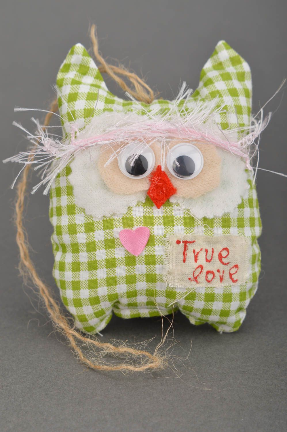 Handmade soft toy designer stuffed toy for children nursery decor ideas owl toy photo 2