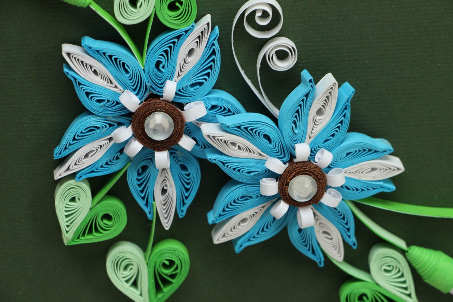 Beautiful quilling greeting card photo 2