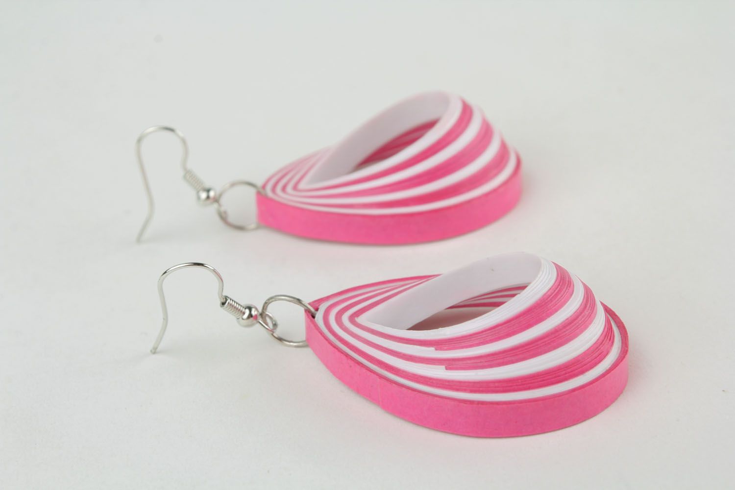 Paper quilling earrings photo 4
