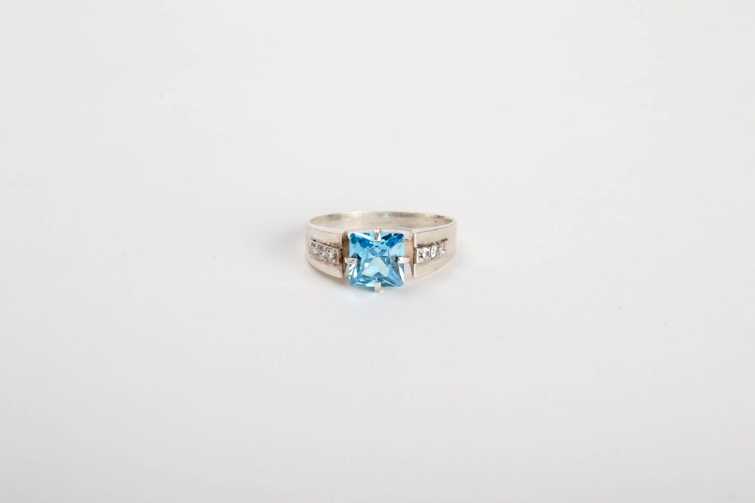Украшение ручной работы кольцо из серебра красивое кольцо ювелирное изделие фото 5