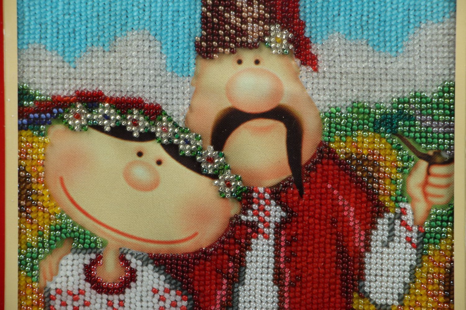 Embroidered picture Ukrainians photo 2