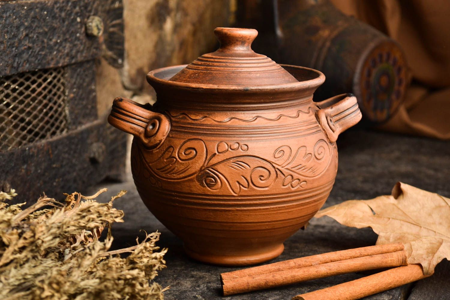 Handmade clay pot ceramic pot design ceramic cookware kitchen supplies photo 1