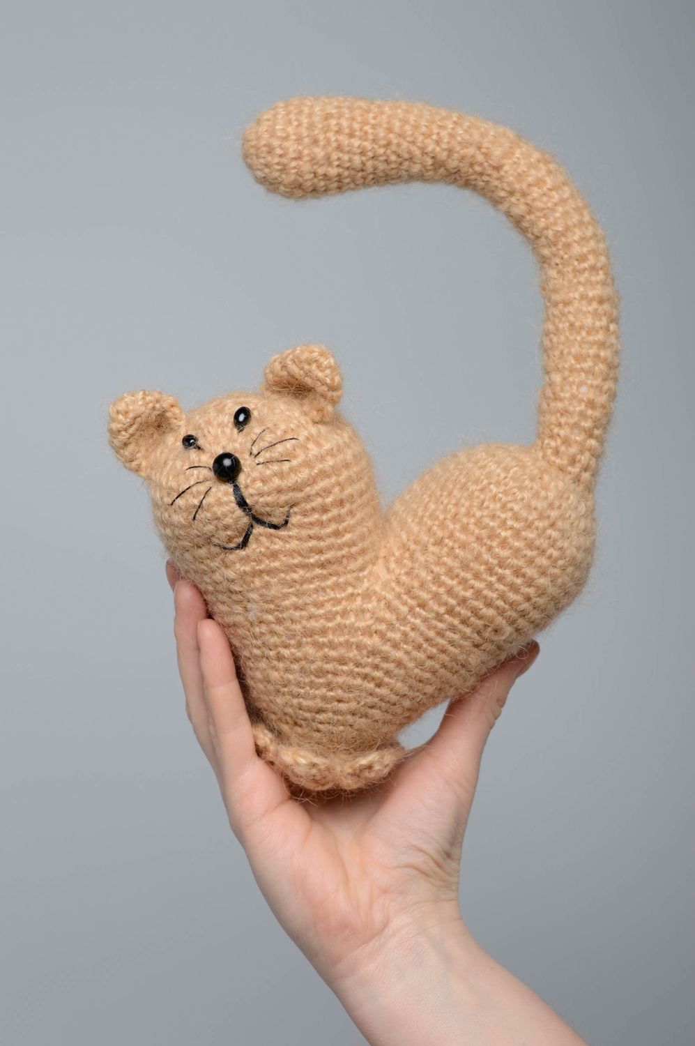 Soft crochet toy Heart Shaped Cat photo 5