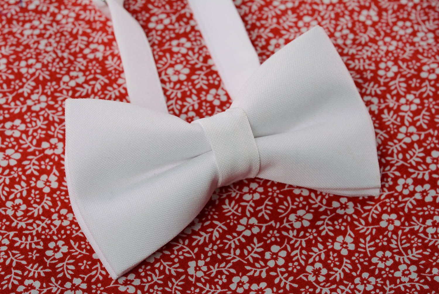 White bow tie photo 3
