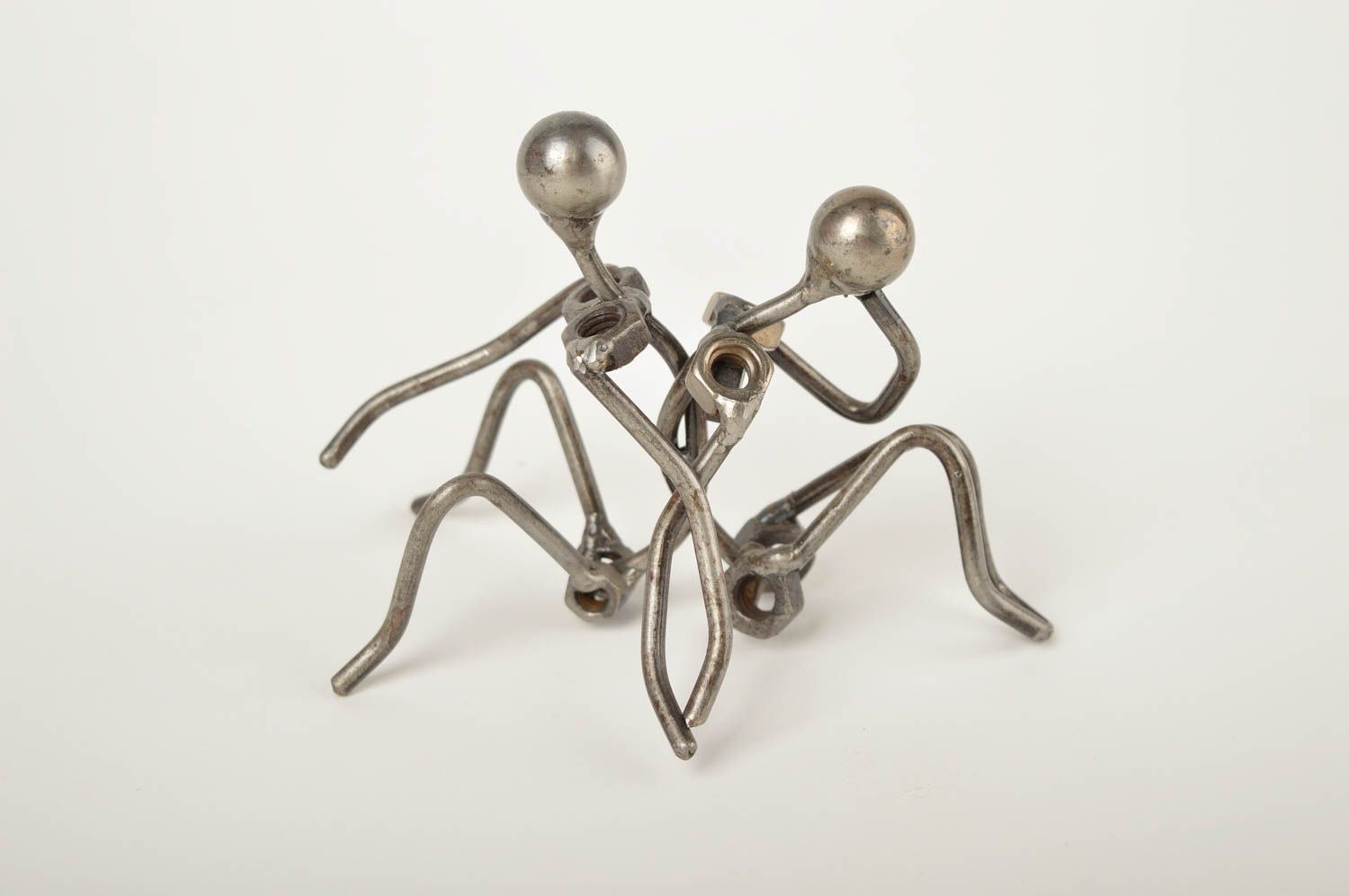 Kleine Figur handmade Dekoration für Tisch Dekofigur aus Metall Deko Figur schön foto 3