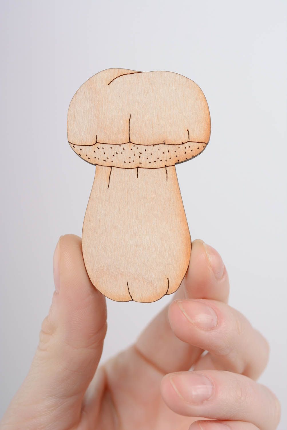 Blank magnet in the shape of mushroom photo 4