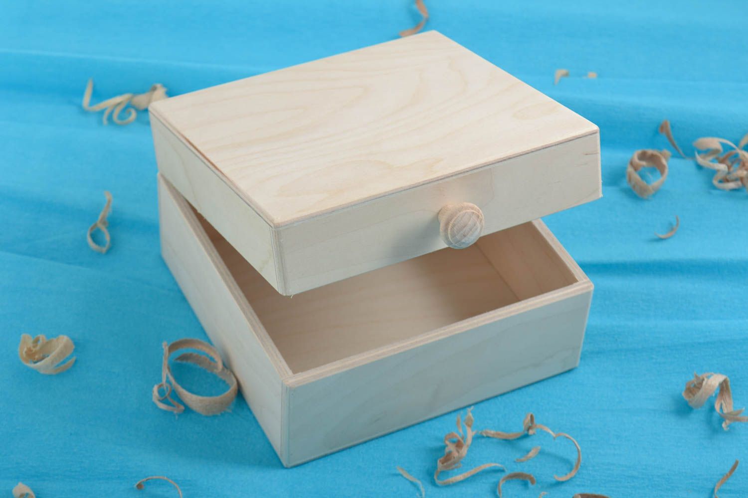 Handmade wooden blank box decoupage blanks art supplies best gift ideas photo 1
