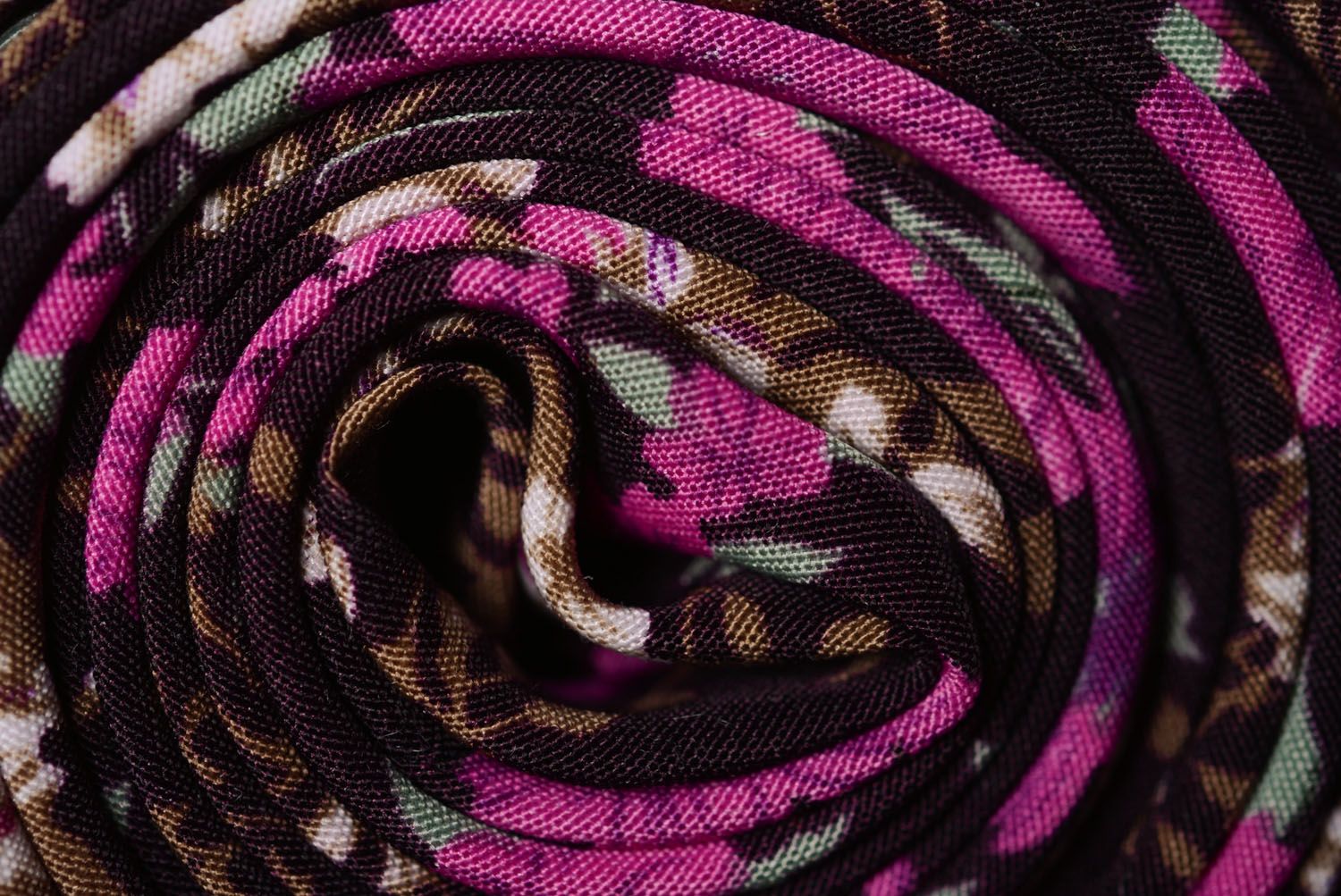 Handmade Stoff Krawatte Fuchsia foto 5