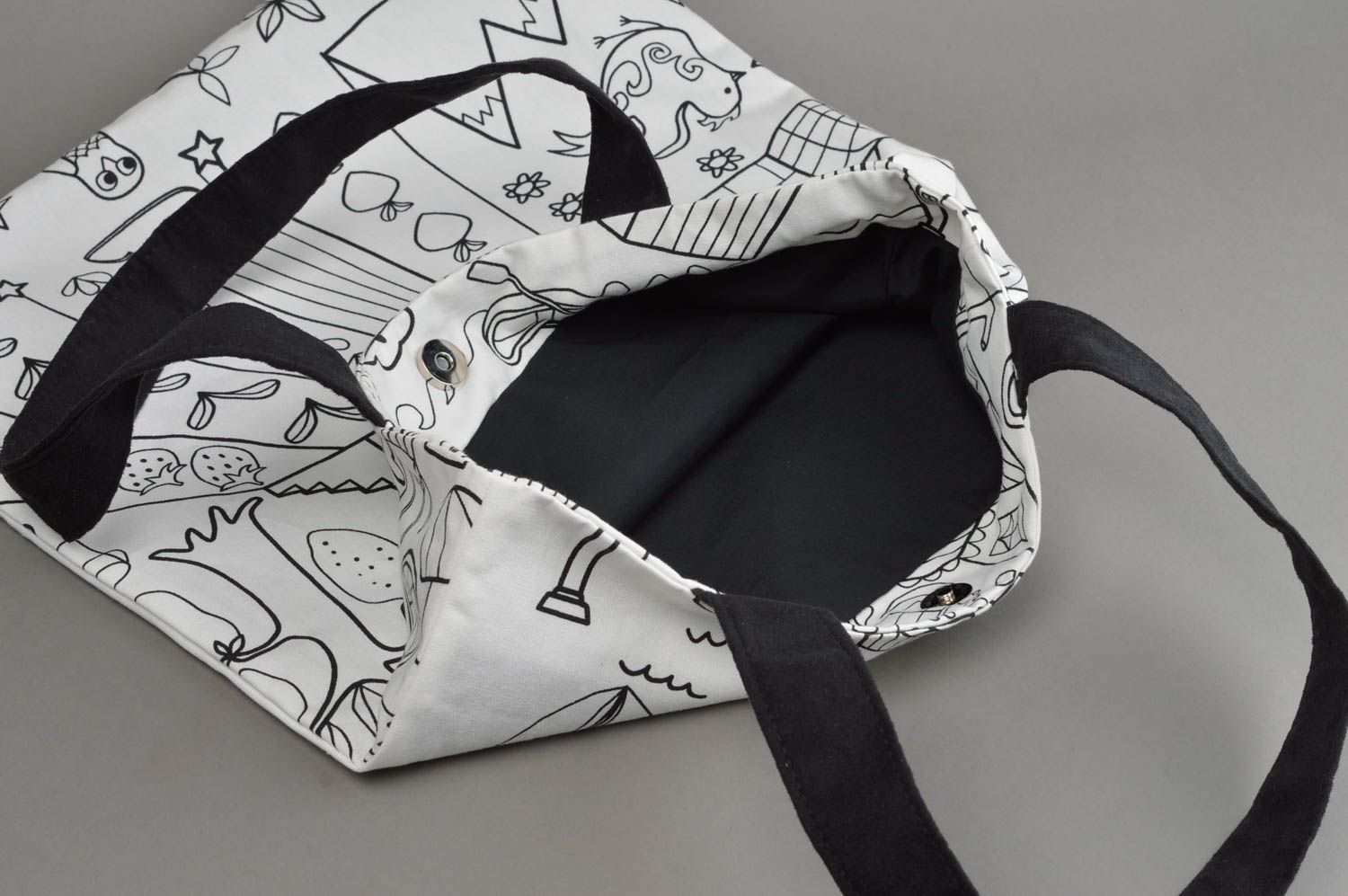 Stylish handmade fabric shoulder bag textile bag designs fashion accessories photo 3