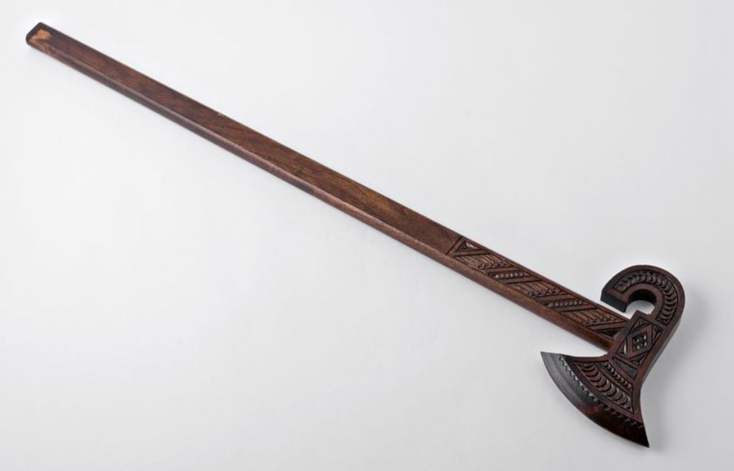 Decorative wooden axe photo 3