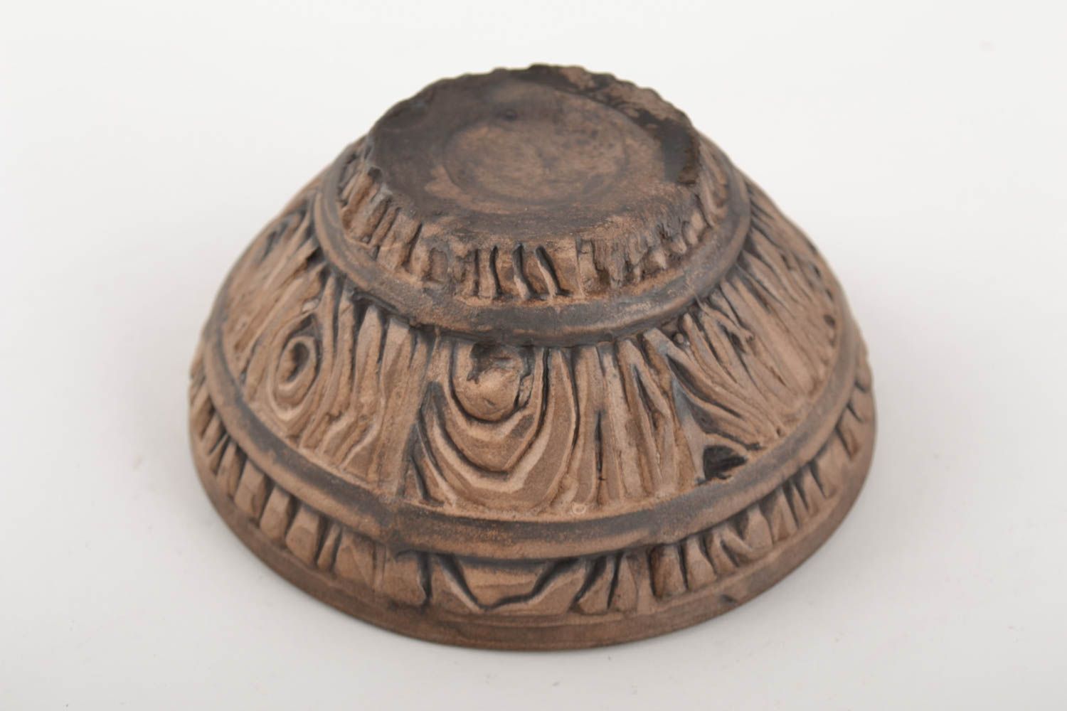 Clay bowl 100 ml in Bondarsky style handmade designer beautiful kitchen pottery photo 3