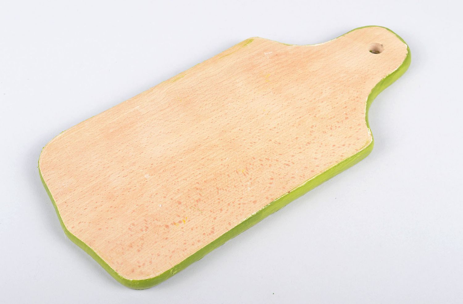 Tabla de madera para cortar artesanal menaje de cocina regalo original Camomilas foto 2