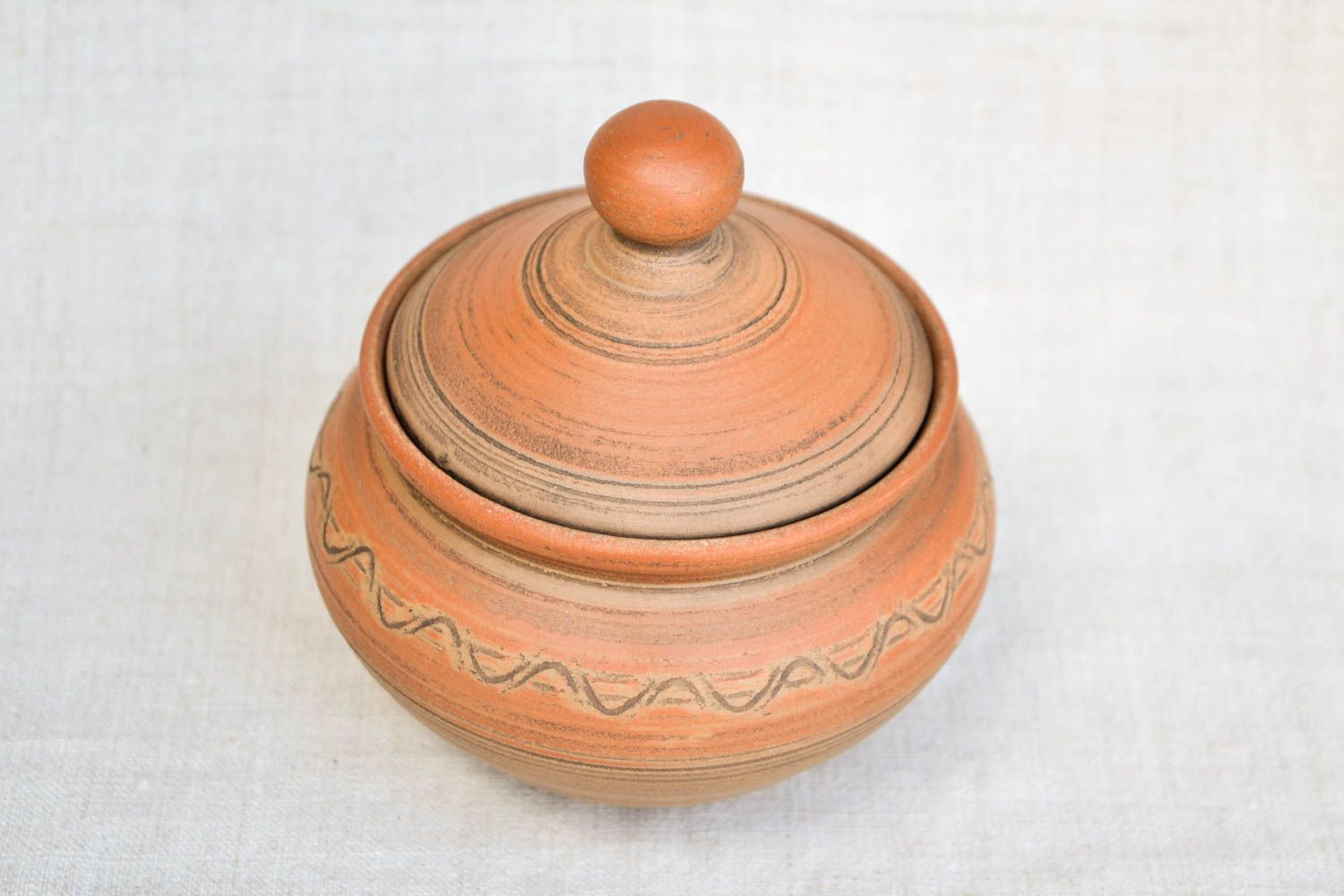 Ceramic kitchenware unusual handmade pot beautiful designer baking pot photo 4