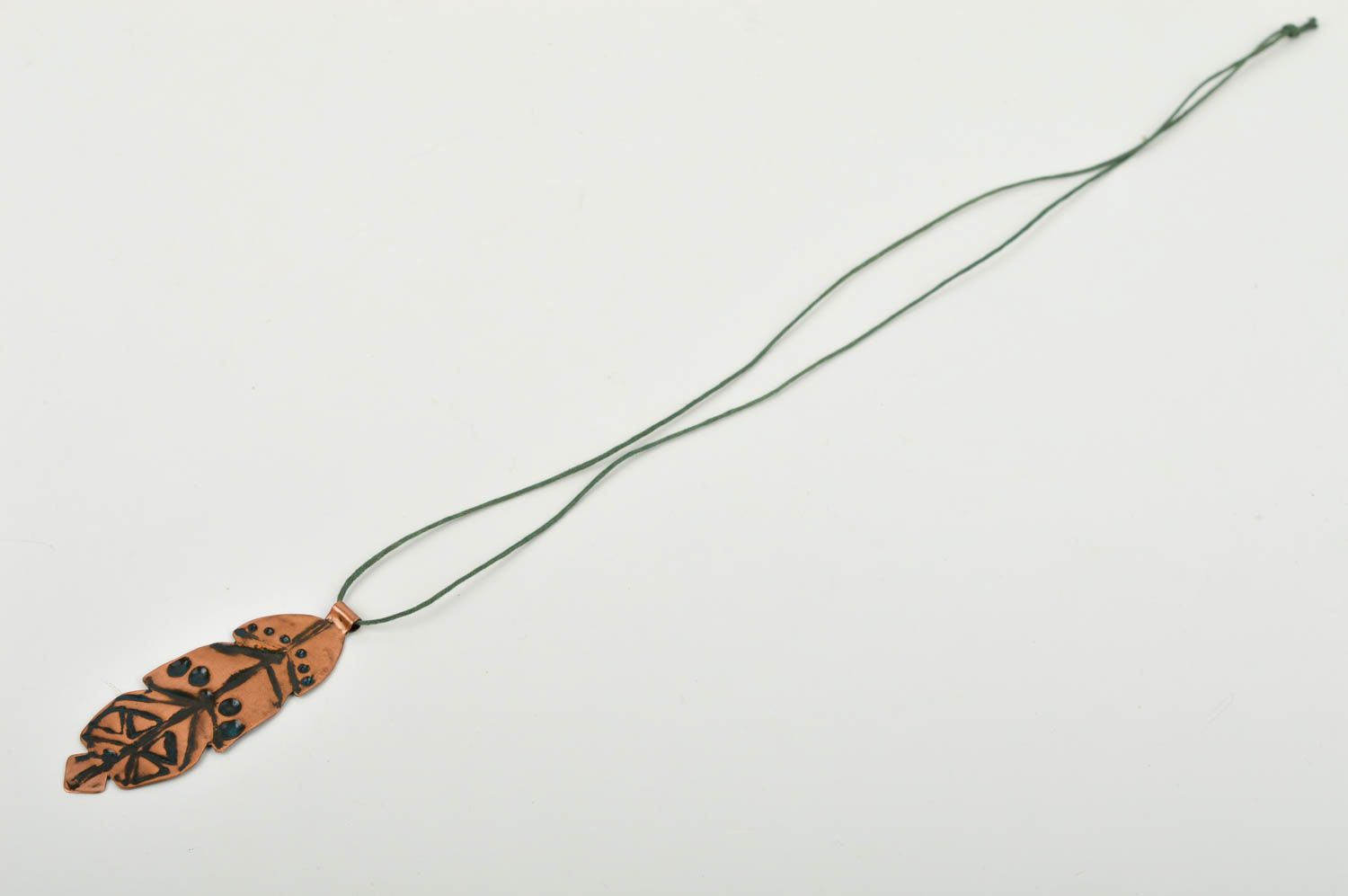 Female metal pendant unusual designer pendant handmade accessories for women photo 3