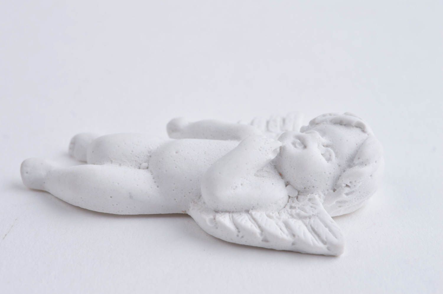 Figurine à peindre Ange décoratif fait main sympa en plâtre Déco maison photo 5