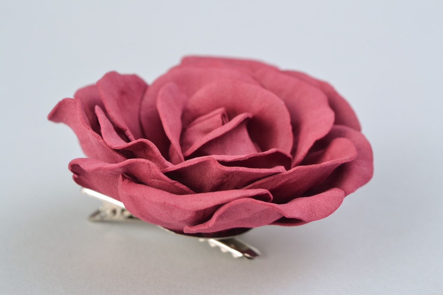 Handmade Haarschmuck Rose  foto 3