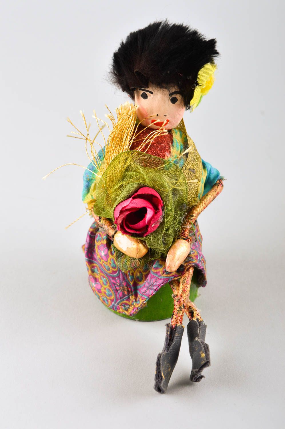 Авторская кукла ручной работы кукла для интерьера милая коллекционная кукла фото 2