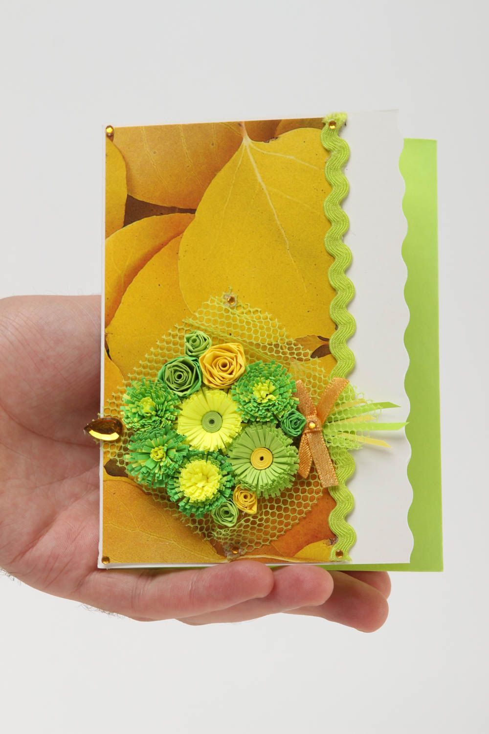 Beautiful handmade greeting card scrapbook card design birthday gift ideas photo 5
