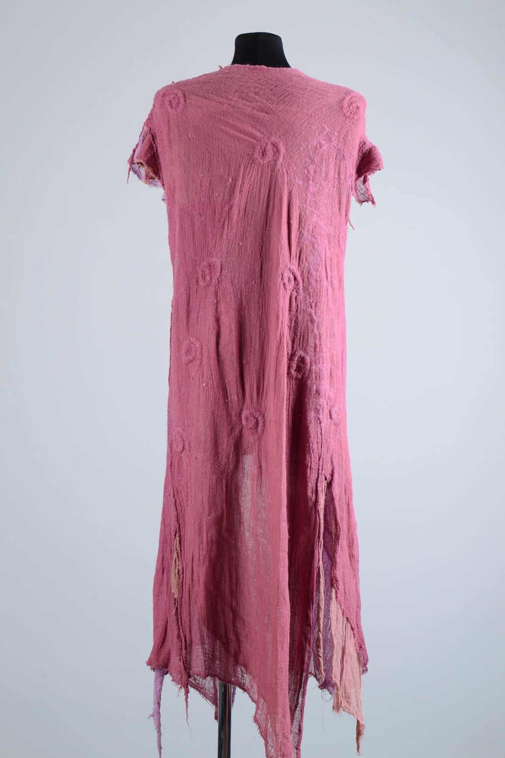 Abrigo de lana artesanal de verano morado ropa para mujer regalo original foto 4