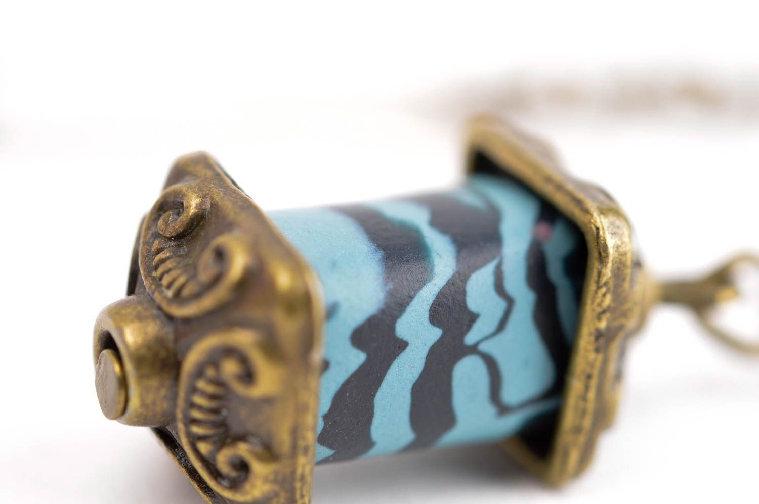 Женские серьги украшение ручной работы серьги из полимерной глины необычные фото 6